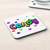 Dessous de verre de bonbons-liège (Côté gauche)