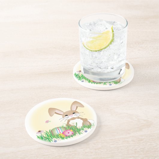 Dessous de verre de Bunny de Pâques (Côté)