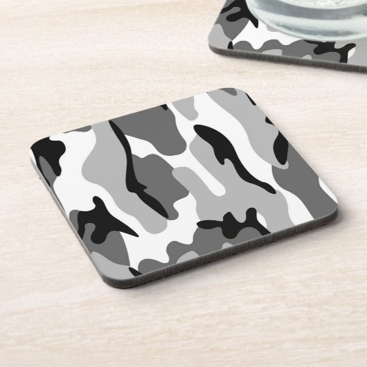 Dessous de verre De Caméra Gris Et Noir (Côté gauche)