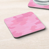 Dessous de verre de camouflage rose (Côté gauche)
