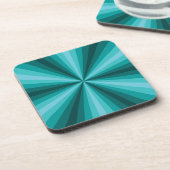 Dessous de verre de carré d'Aqua d'illusion (Côté gauche)