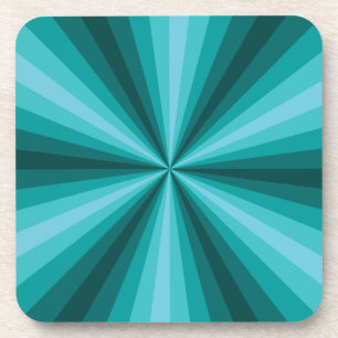 Dessous de verre de carré d'Aqua d'illusion