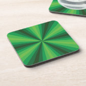 Dessous de verre de Carré vert illusion optique (Côté gauche)