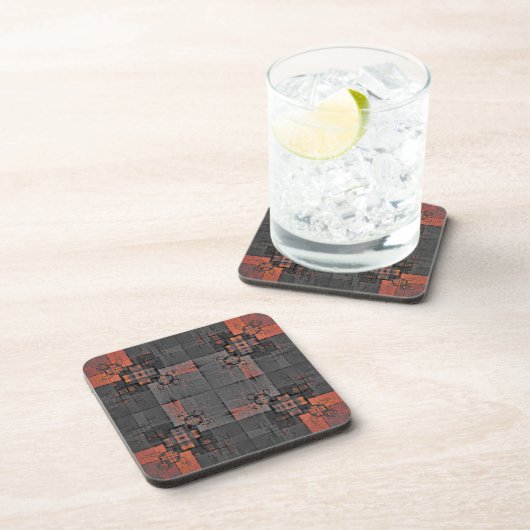 Dessous de verre de carrefours orange et gris (Côté Droit)
