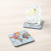 Dessous de verre de carte du monde (Côté Droit)