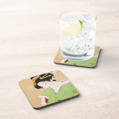 Dessous de verre de chaussures Uemura (Côté Droit)