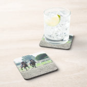 Dessous de verre de chevaux de course (Côté Droit)