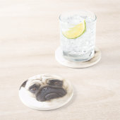 Dessous de verre de chien de carlin (Côté)