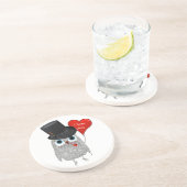 Dessous de verre de Chouette mignonne et adorable (Côté)