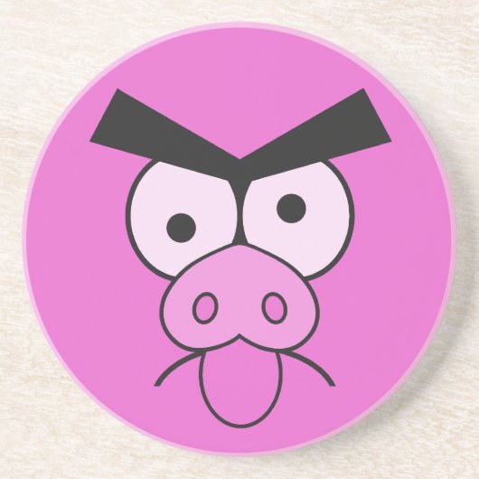 Dessous de verre de cochon (Devant)