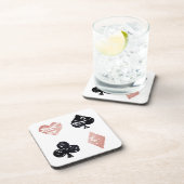 Dessous de verre de combinaisons de poker (Côté Droit)