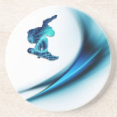 Dessous de verre de conception de surf des neiges (Devant)