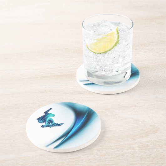 Dessous de verre de conception de surf des neiges (Côté)