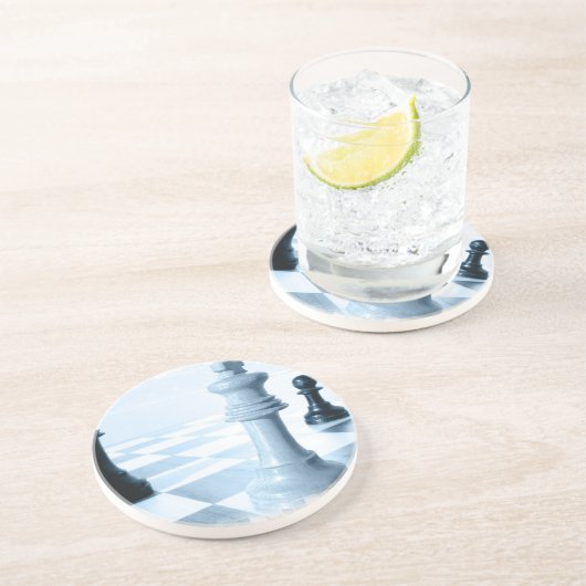 Dessous de verre de conception d'échecs (Côté)