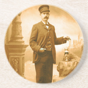 Dessous de verre de conducteur de train