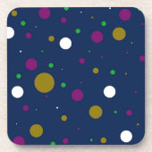 Dessous de verre de Confetti chromatique (Devant)