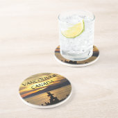 Dessous de verre de coucher du soleil de Vancouver (Côté)