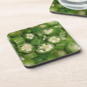 Dessous de verre de coupe Okra (Côté gauche)