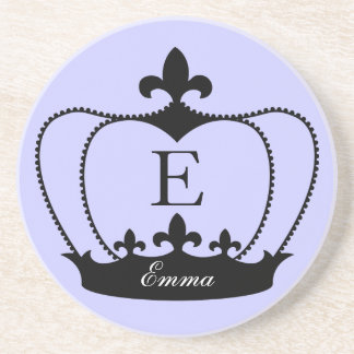 Dessous de verre de couronne de Fleur-De-lis de