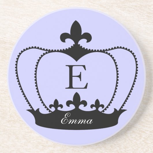 Dessous de verre de couronne de Fleur-De-lis de (Devant)