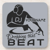 Dessous de verre de coutume du DJ (Devant)