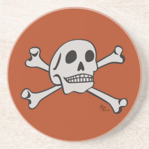 Dessous de verre de crâne