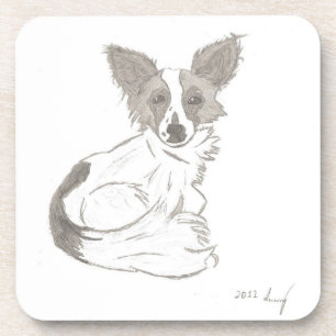 Dessous de verre de croquis Papillon - Ensemble de