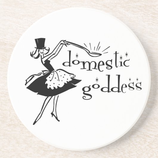 Dessous de verre de déesse domestique (Devant)