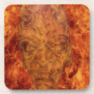 Dessous de verre de démon de feu