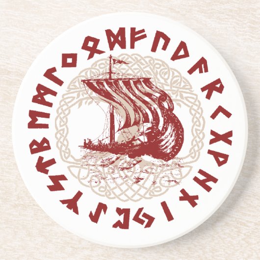 Dessous de verre de Drakkar (Devant)