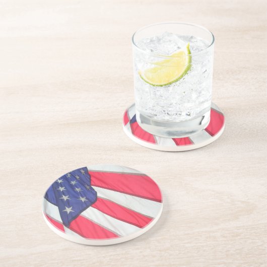 Dessous de verre de drapeau américain (Côté)