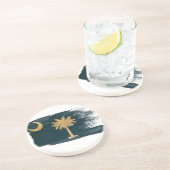 Dessous de verre de drapeau de la Caroline du Sud (Côté)