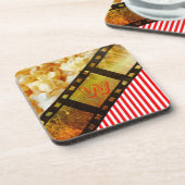 Dessous de verre de film de bobine de maïs éclaté (Côté gauche)