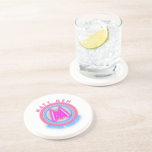 Dessous de verre de films pour hommes Matt (Côté)