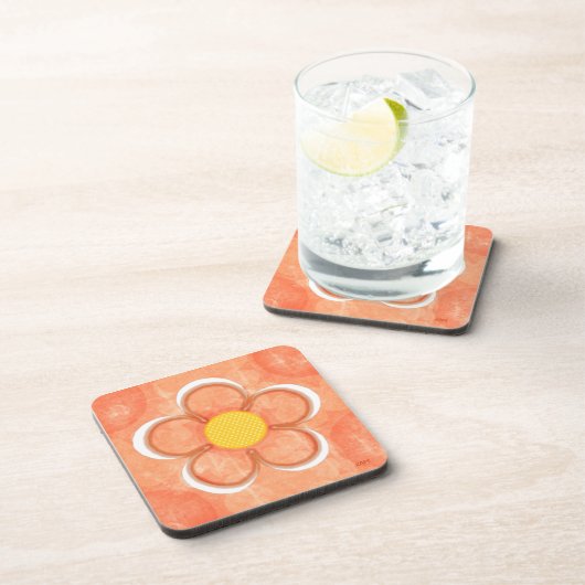 Dessous de verre de fleurs d'été (Côté Droit)