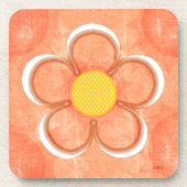 Dessous de verre de fleurs d'été (Devant)