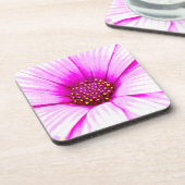 Dessous de verre de fleurs rose pâle (Côté gauche)