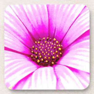 Dessous de verre de fleurs rose pâle