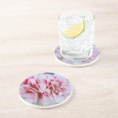 Dessous de verre de fleurs roses (Côté)