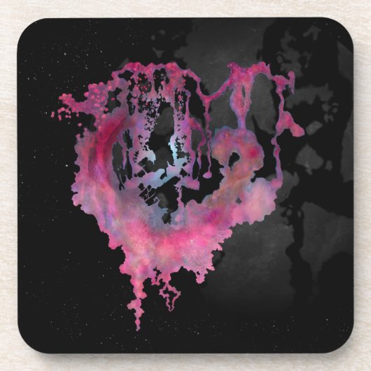 Dessous de verre de flottement de monde imaginaire (Devant)