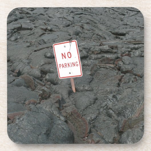 Dessous de verre de flux de lave (Devant)