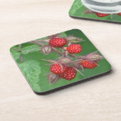 Dessous de verre de framboise sauvage (Côté gauche)