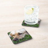 Dessous de verre de golden retriever (Côté Droit)