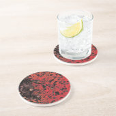 Dessous de verre de Granit Rouge (Côté)