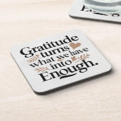 Dessous de verre de gratitude (Côté gauche)