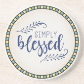 Dessous de verre de grès (Devant)