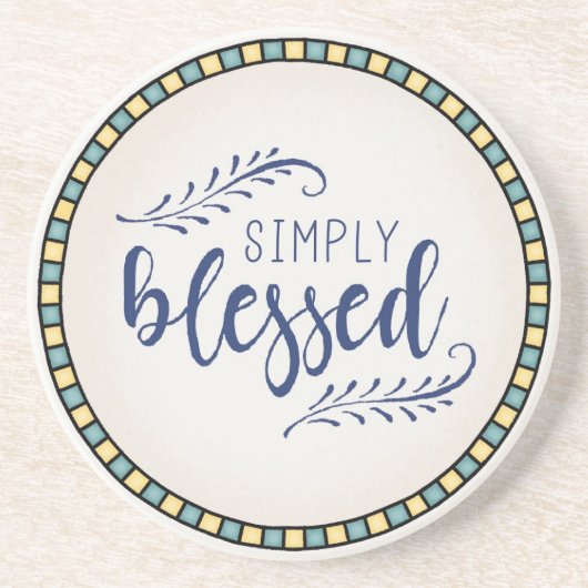 Dessous de verre de grès (Devant)