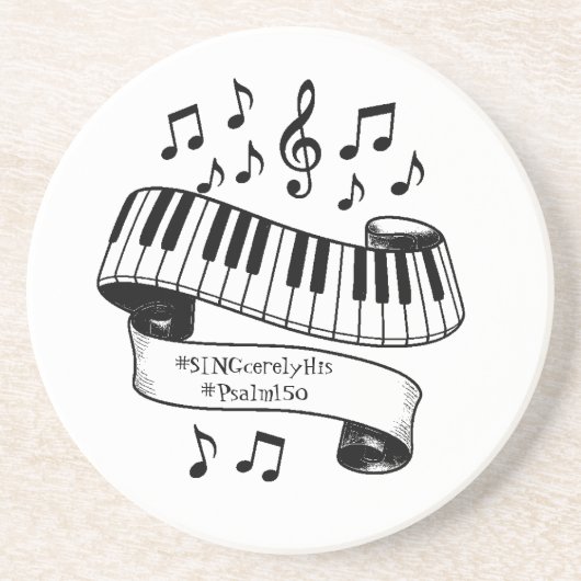 Dessous de verre de grès (Devant)