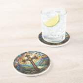 Dessous de verre de grès croisé (Côté)