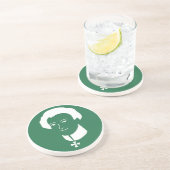 Dessous de verre de grès "de café de frères de (Côté)